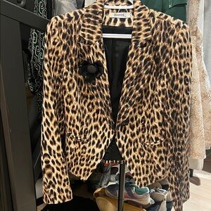 Ara Leopard Print Blazer
